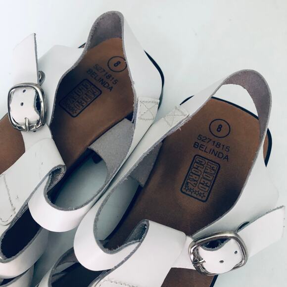 Faded Glory Y2K 90's Square Toe 'Belinda' SZ 8 Huarache Leather Sandal Fisherman - Picture 3 of 9